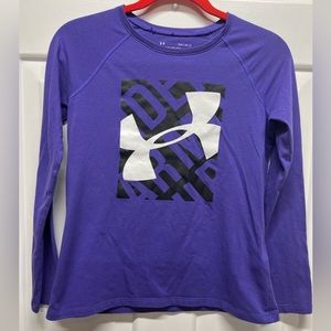 Youth L (14/16) Under Armour Loose Long Sleeve Heatgear Shirt